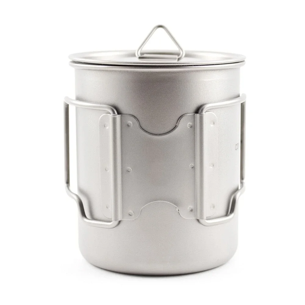 2-PACK 100% Titanium Cookware Set Mug 15oz 450ml + 25oz 750ml Cup Mug Ultralight